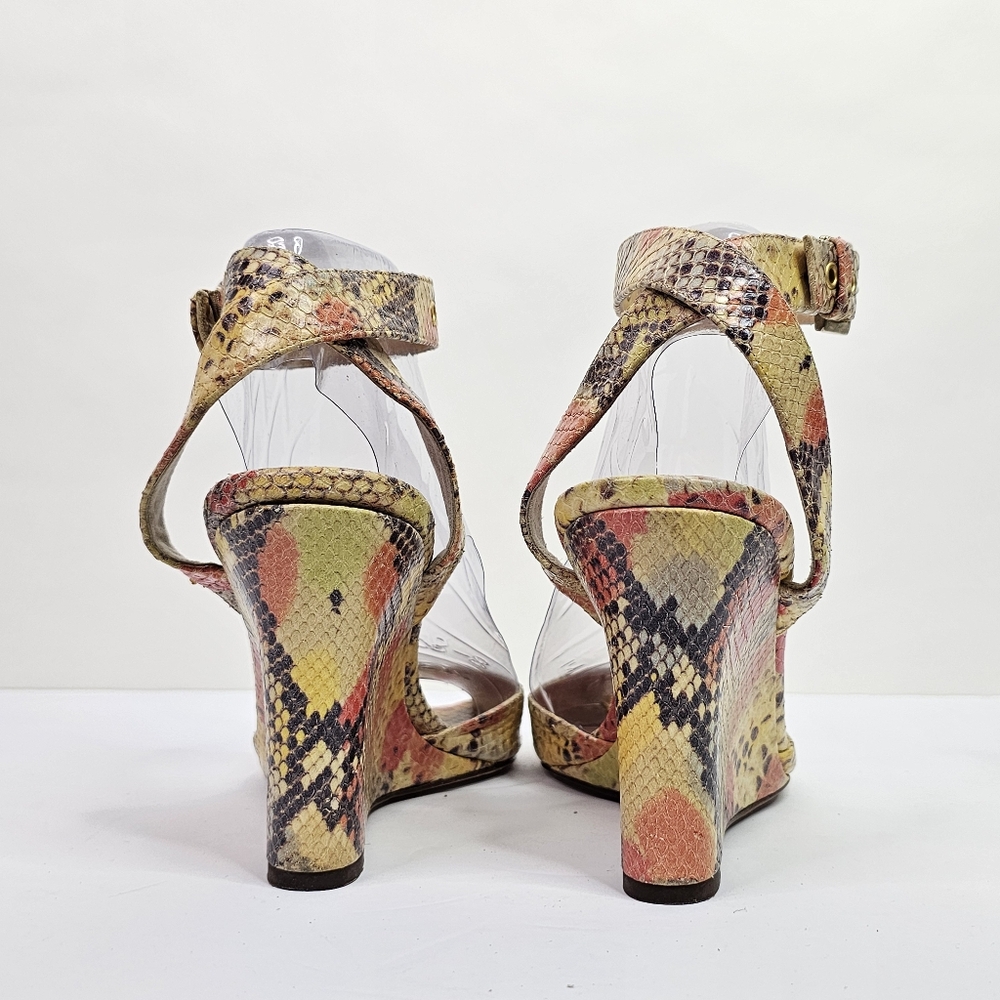 Kate Spade Remy Multicolor Snake Print Wedges - Picture 10 of 15